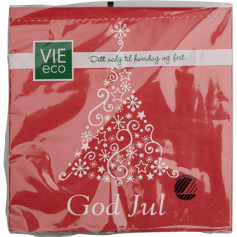 Vie Eco Servietter 20-pk 33x33 cm juledesign