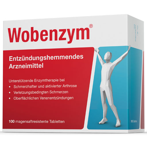 WOBENZYM magensaftresistente Tabletten  100 St  Tabletten, magensaftresistent