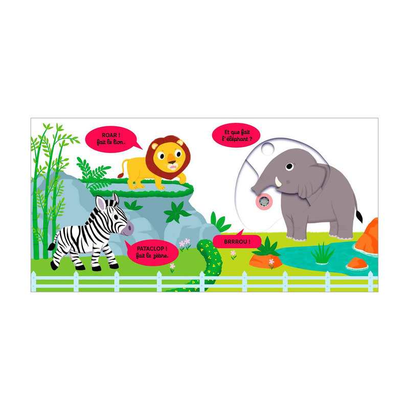 Livre Grrr ! Mon imagier sonore du zoo - Nathan Jeunesse