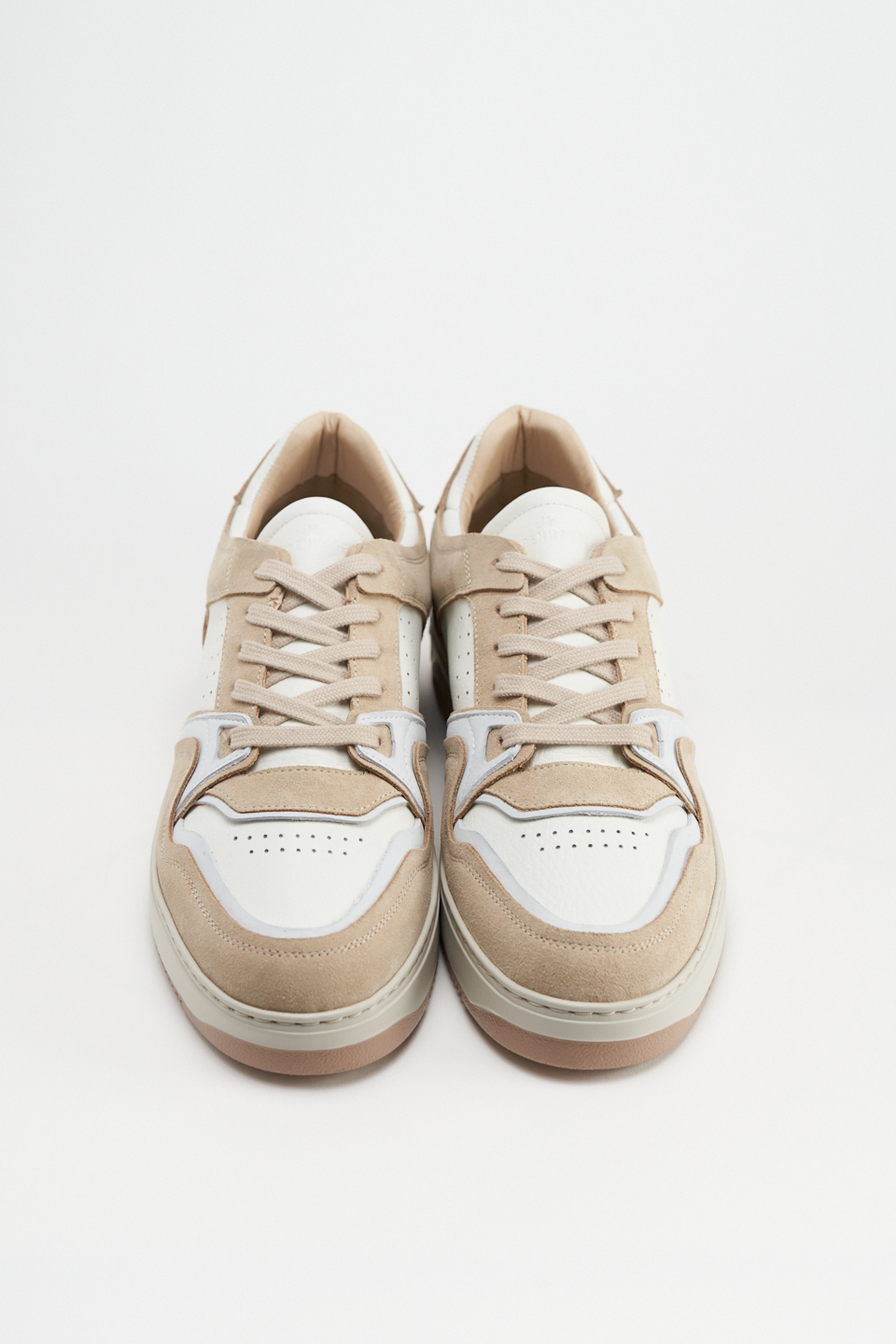CPH167M leather mix white/cream beige