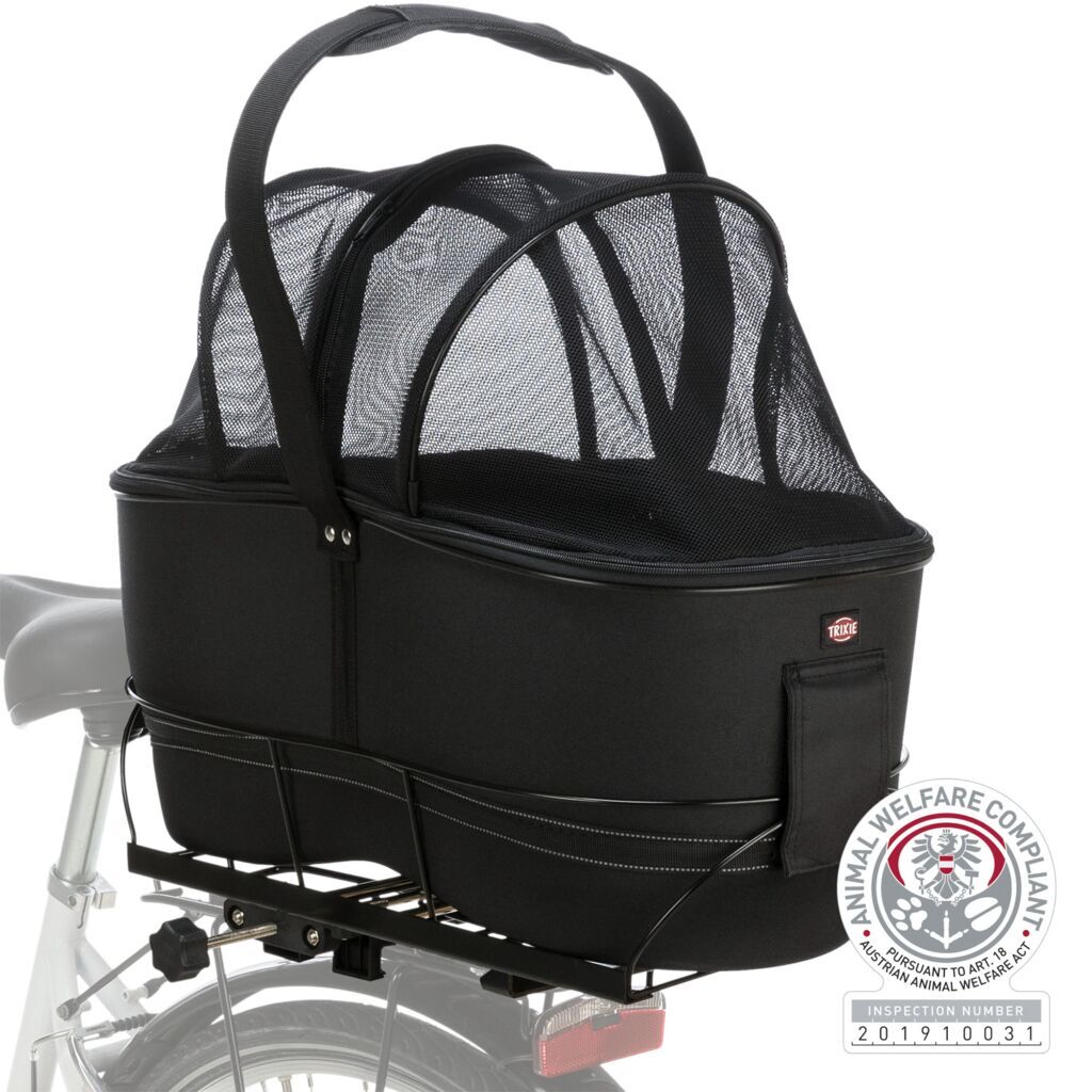 Trixie Fahrradzubehör Trixie Hundefahrradkorb Long für Gepäckträger