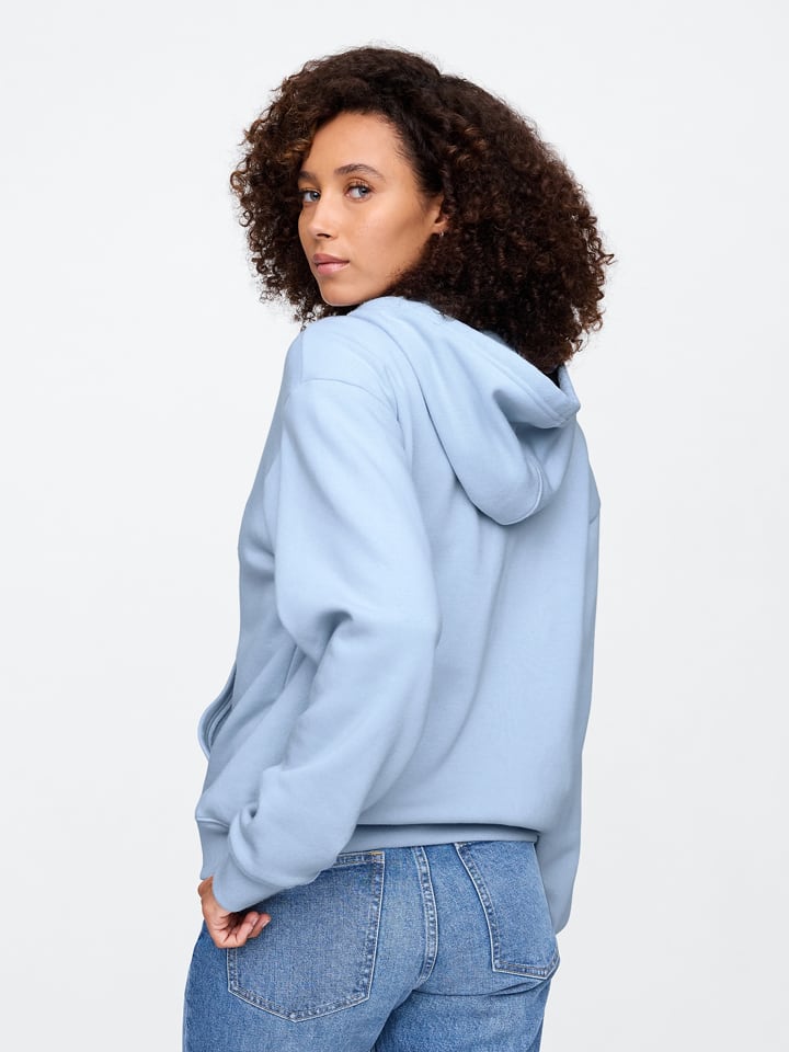 GAP Sweatjacke in Hellblau günstig kaufen