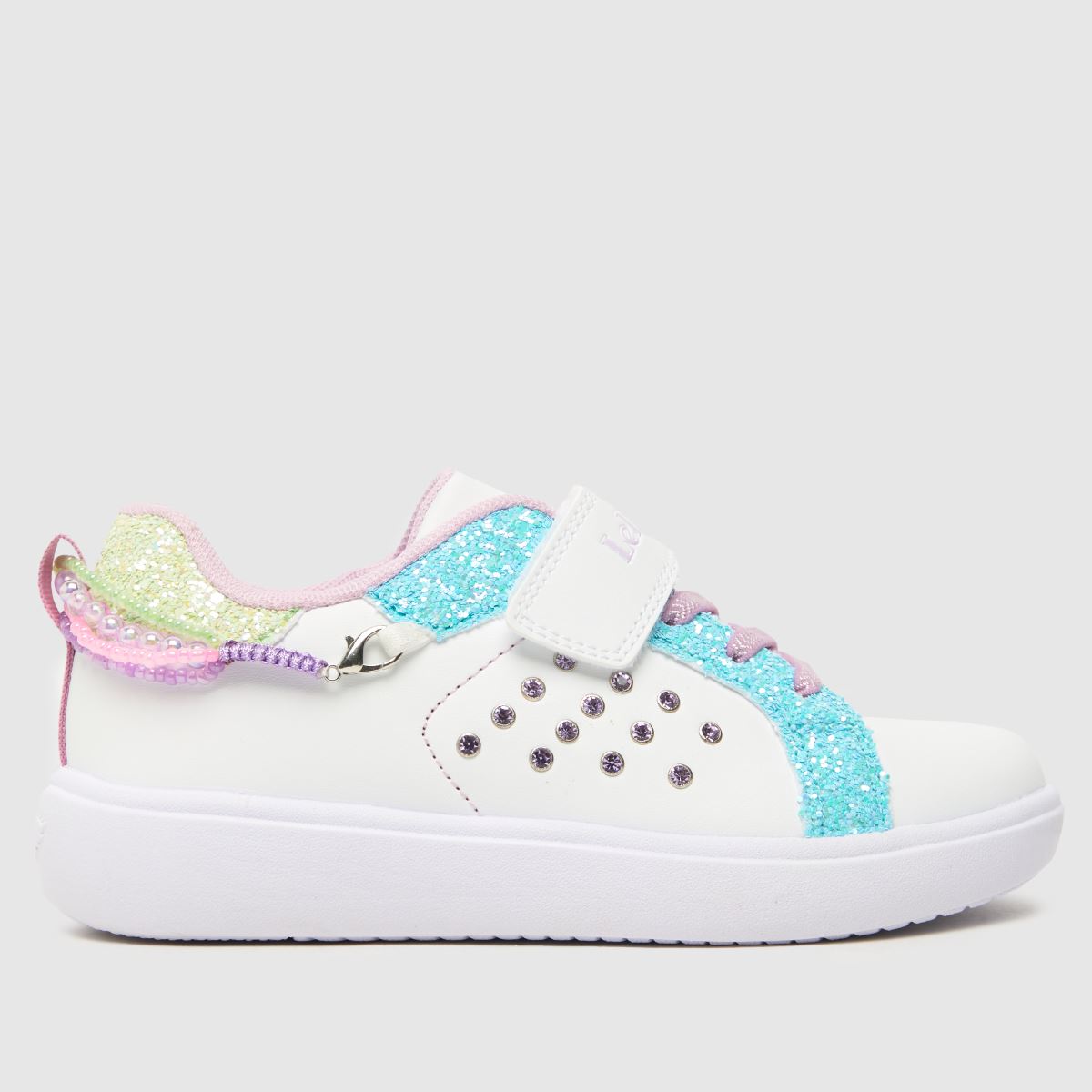 Lelli Kelly vita multifärgade gioiello flickor juniorsneakers