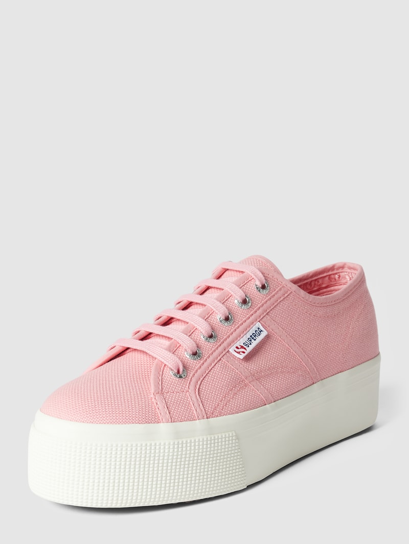 Sneaker mit Schnürverschluss Modell 'LINEA' in pink