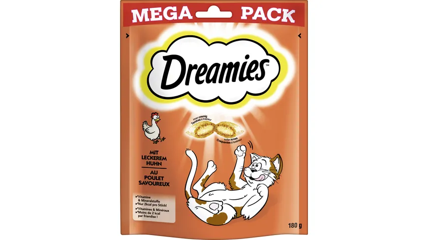 DREAMIES™ Mega Pack mit Huhn 180 g