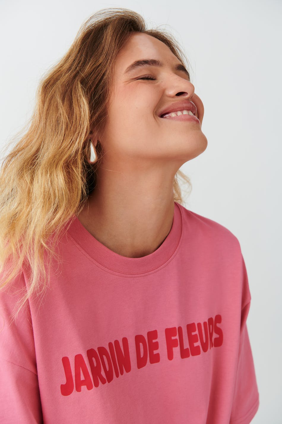 Oversized print tee