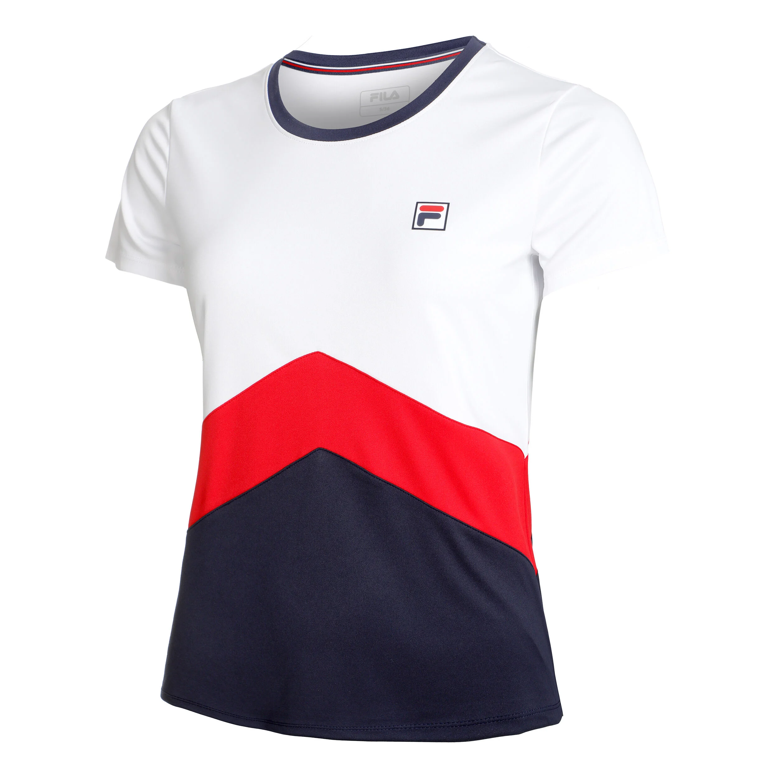 Aurelia T-Shirt Damen - Weiß, Mehrfarbig