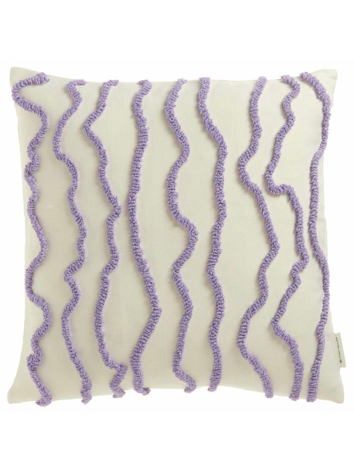 Tom Tailor Zierkissenhülle WAVY in Lila günstig kaufen 45 x 45 cm