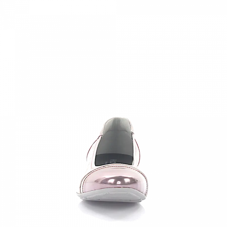 Hogan - Ballerinas WRAP 144 Veloursleder rosa Lackleder rosa - pink