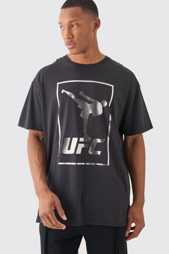 Oversize T-Shirt mit lizenziertem Ufc Print