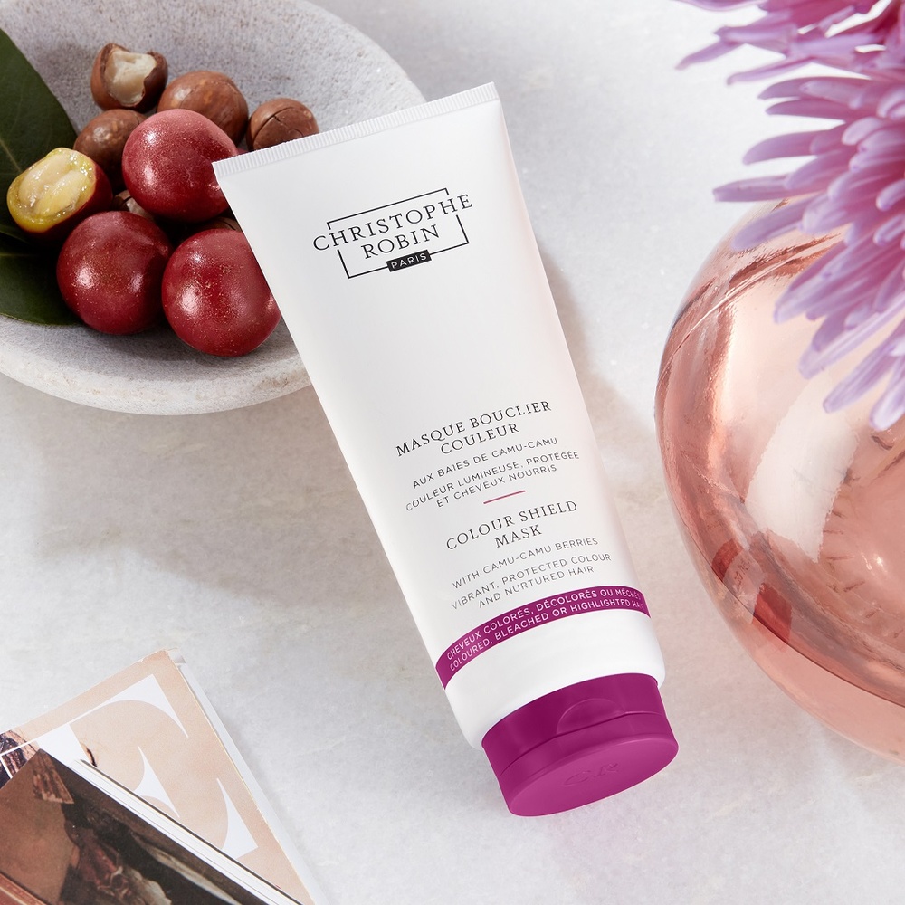 christophe robin Masque bouclier couleur aux baies de camu-camu Masque
