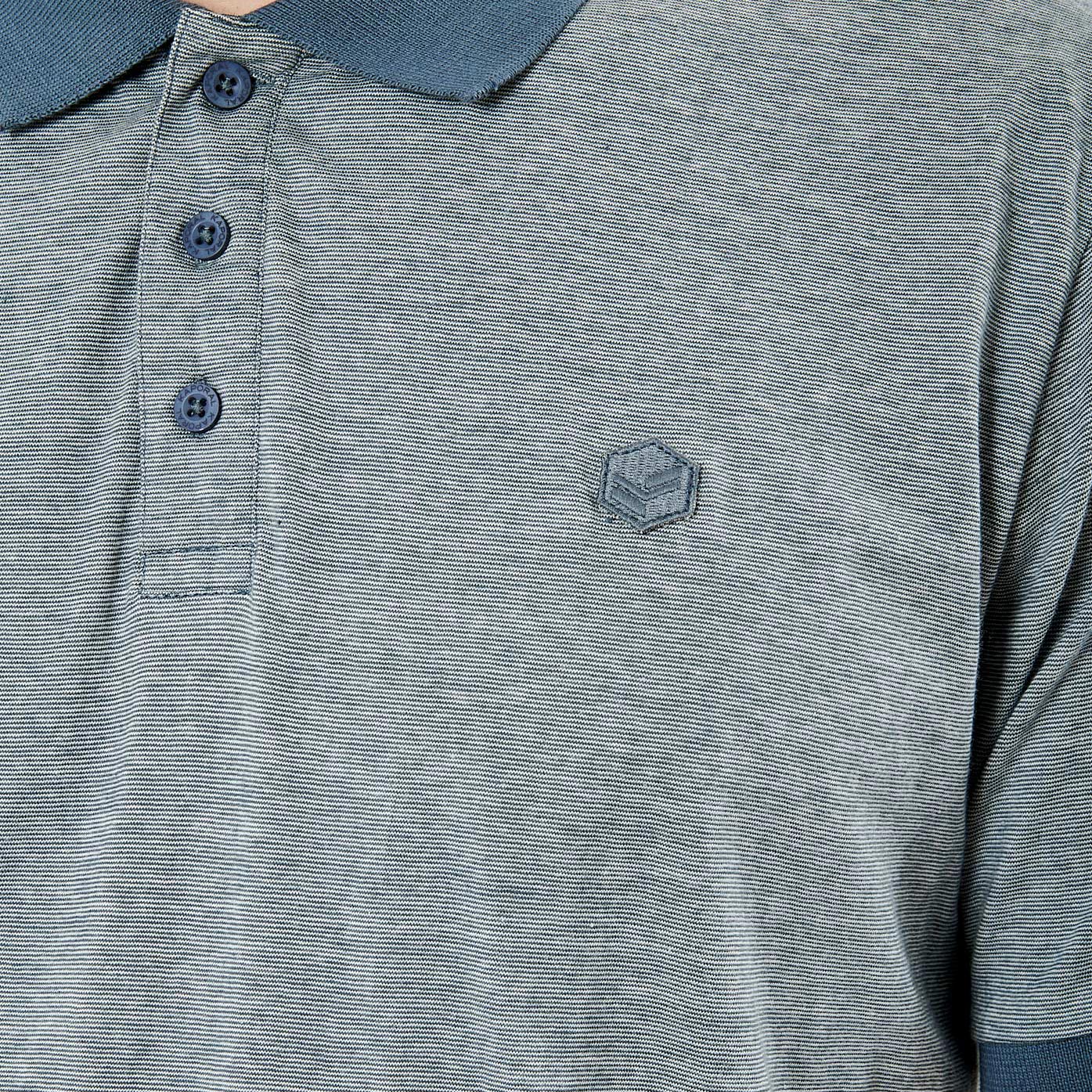 STEF   Polo bleu Homme