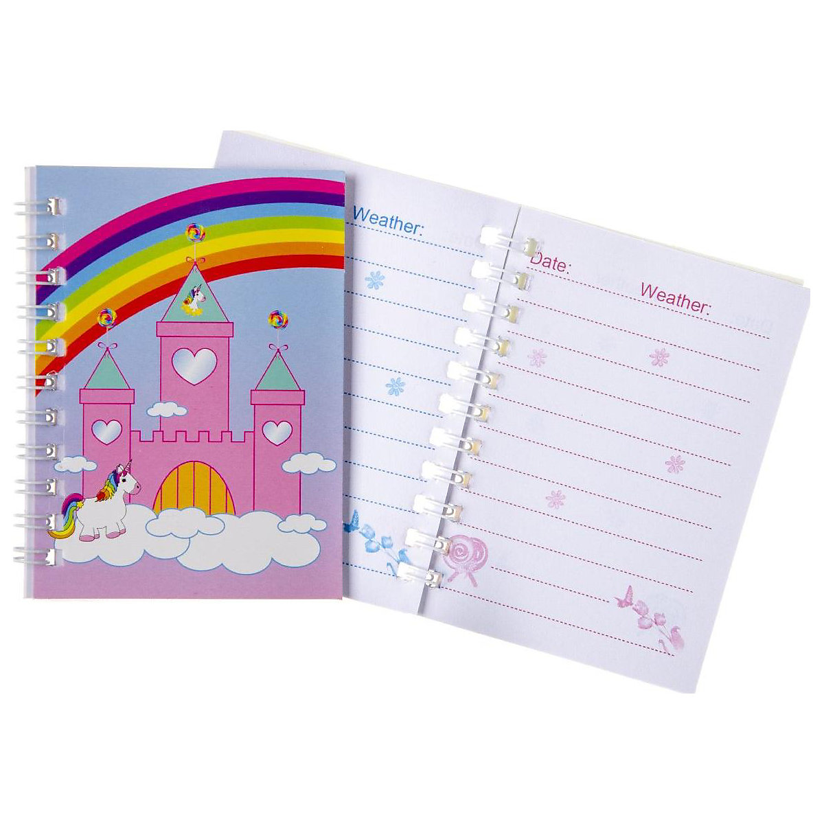 NOTIZBUCH EINHORN - 4er Set im Beutel