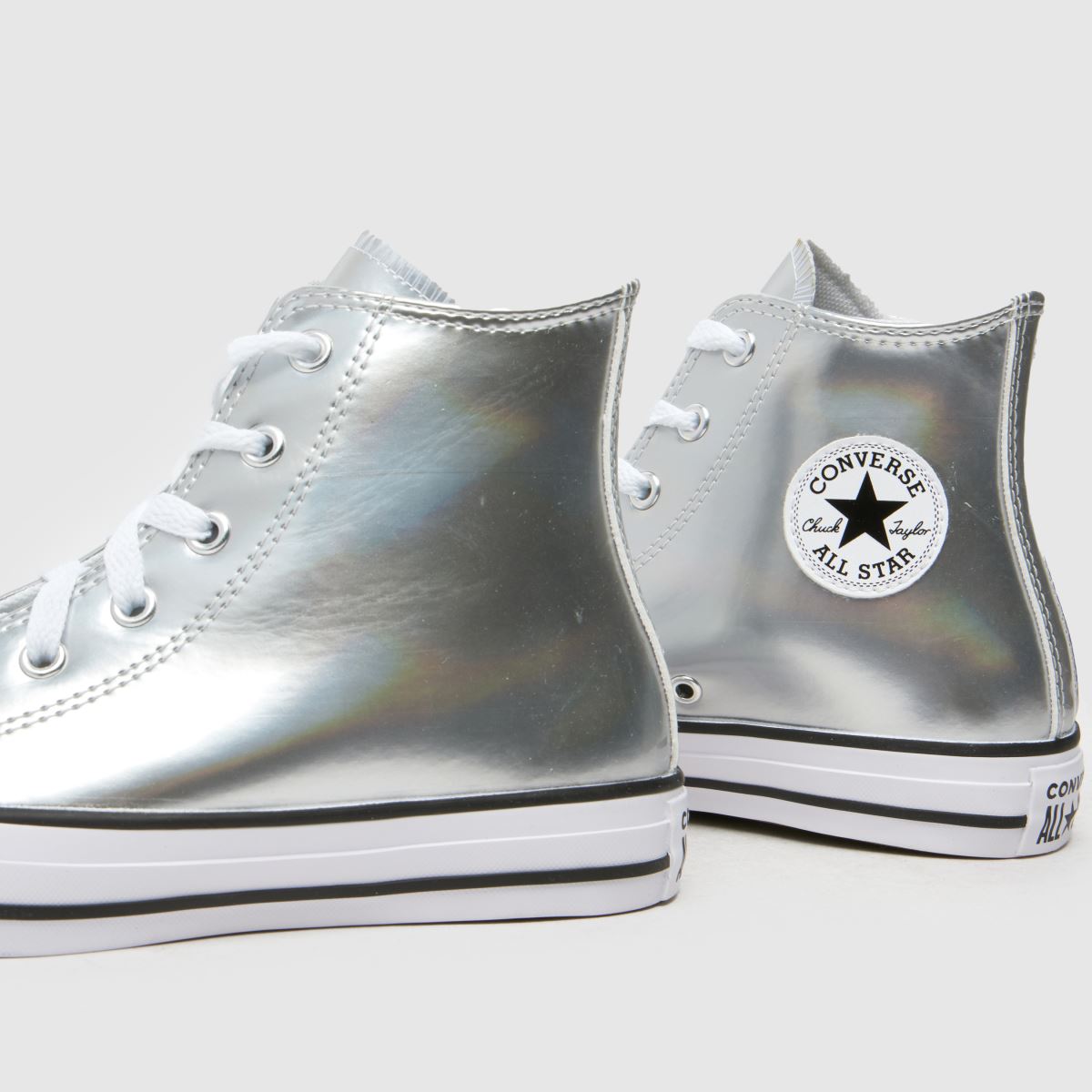 Ezüst Converse Ctas Hi Ifjúsági Tornacipő