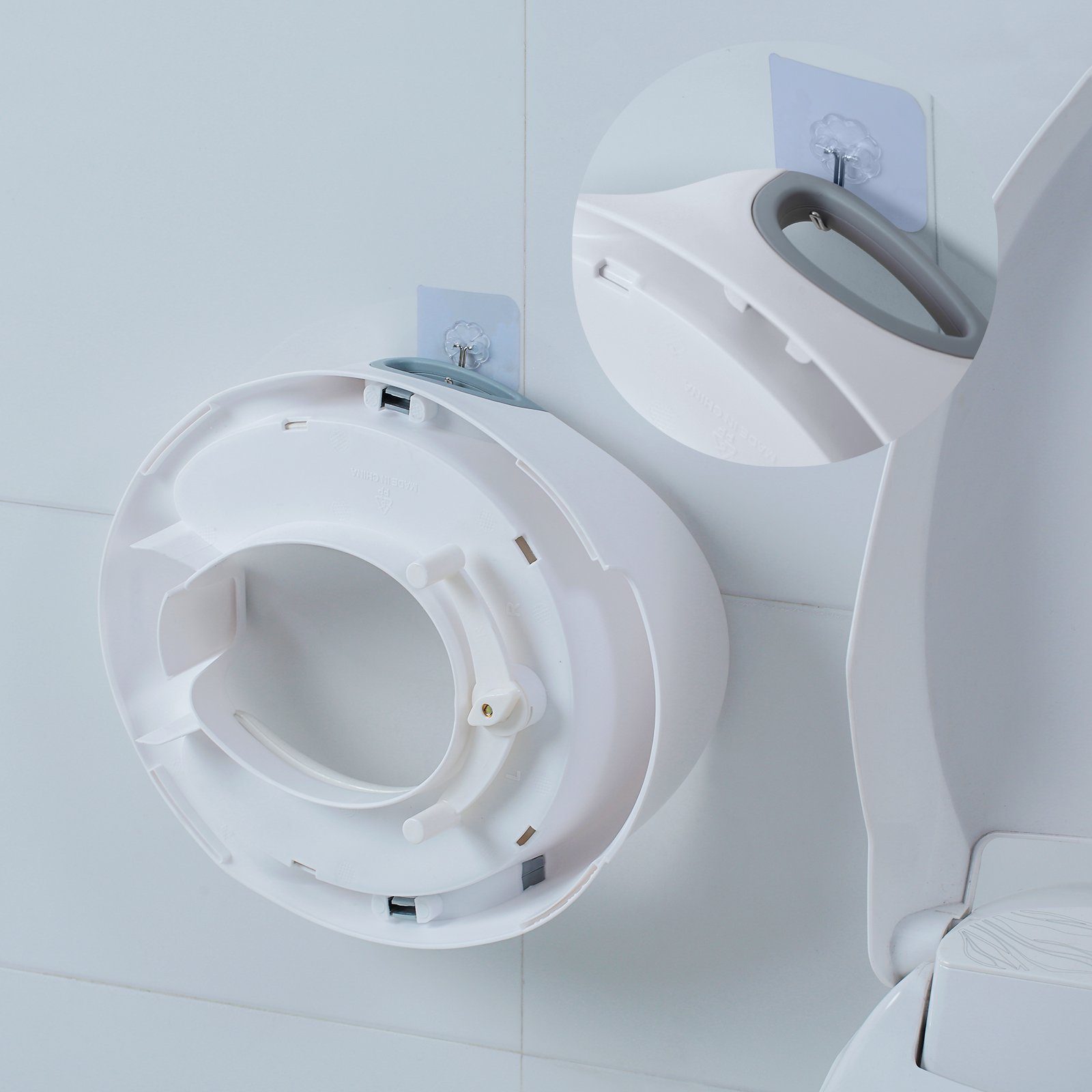 BeebeeRun Baby-Toilettensitz Kinder Toilettentrainer WC-Sitz, Kloaufsatz passt auf Runde und Ovale Toiletten