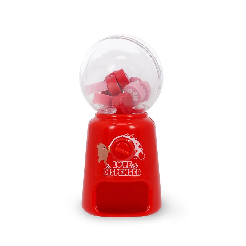 Dispensador de mini gomas de borrar - Dispensador de amor