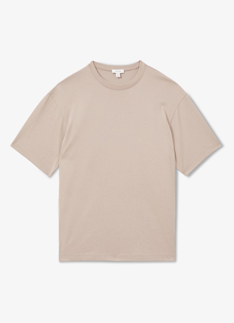 Koszulka Reiss Tate Oversized z okrągłym dekoltem i krótkim rękawem