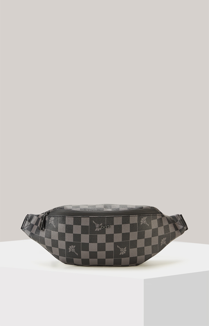 Beuteltasche Cortina Piazza Leo in Schwarz/Grau