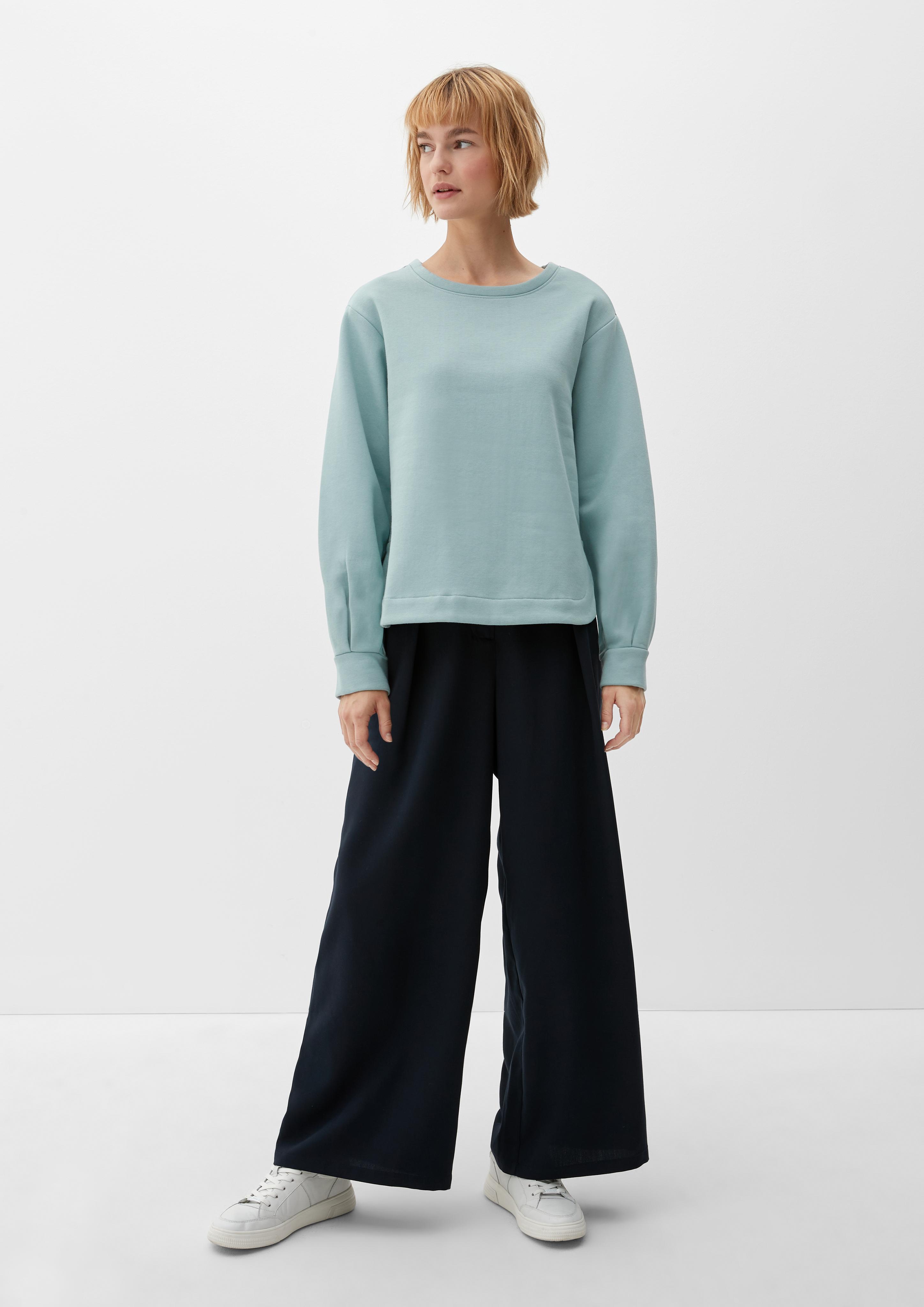 Sweatshirt mit abgerundetem Saum  2121410-7218