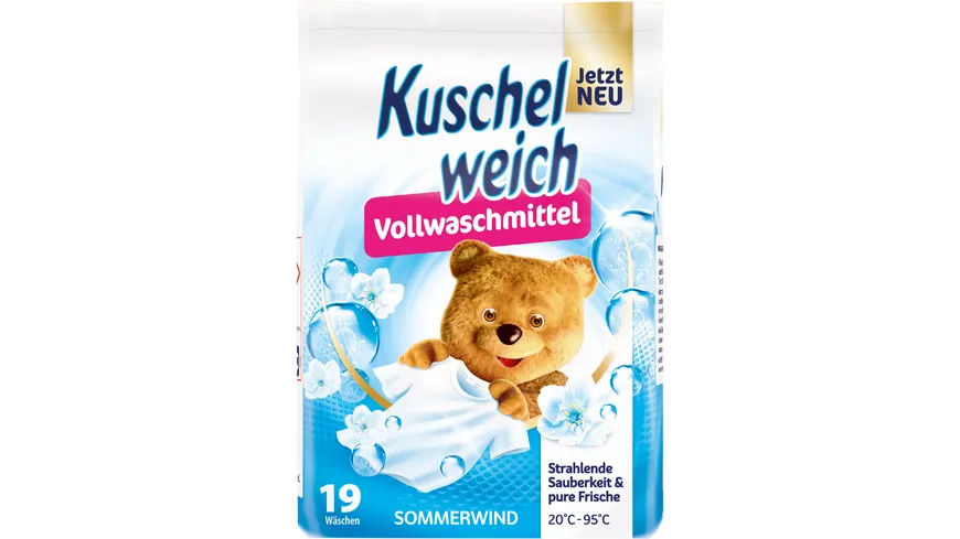 Kuschelweich Vollwaschmittel Pulver Sommerwind 19 WL 1.22 kg