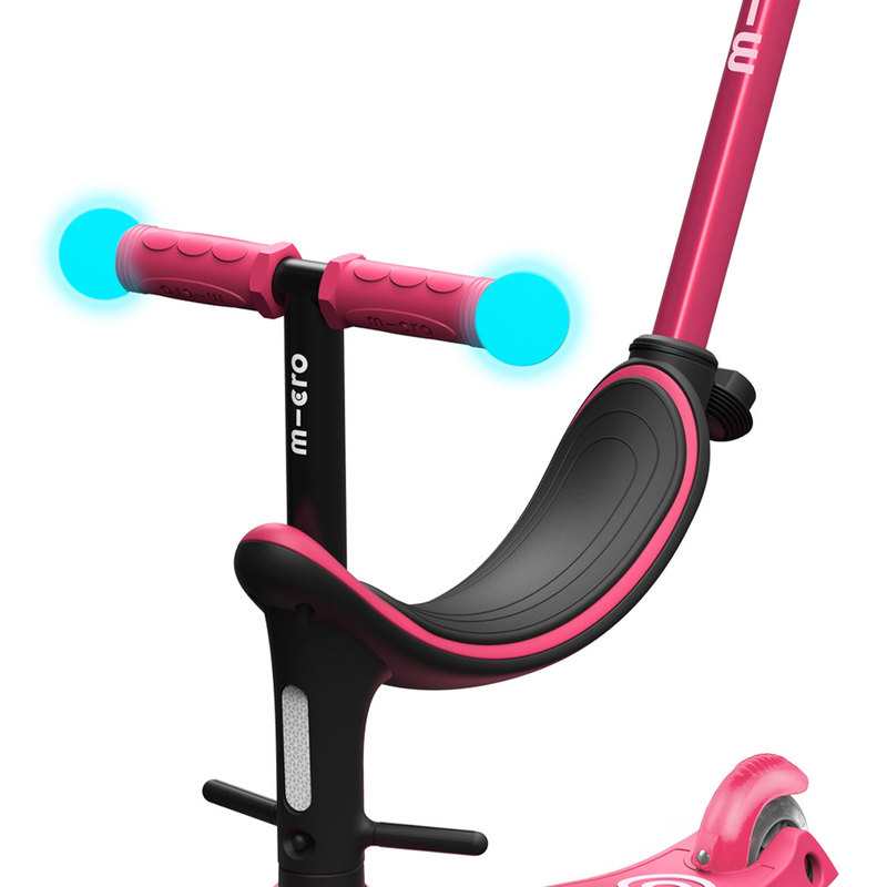 Trottinette évolutive - Mini 3 en 1 révolution deluxe magic rose Micro