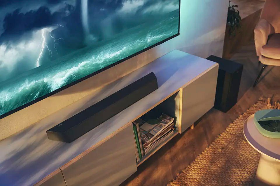 Philips TAB7807/10 2.1 Soundbar (Bluetooth, 310 W, mit kabellosem Subwoofer)