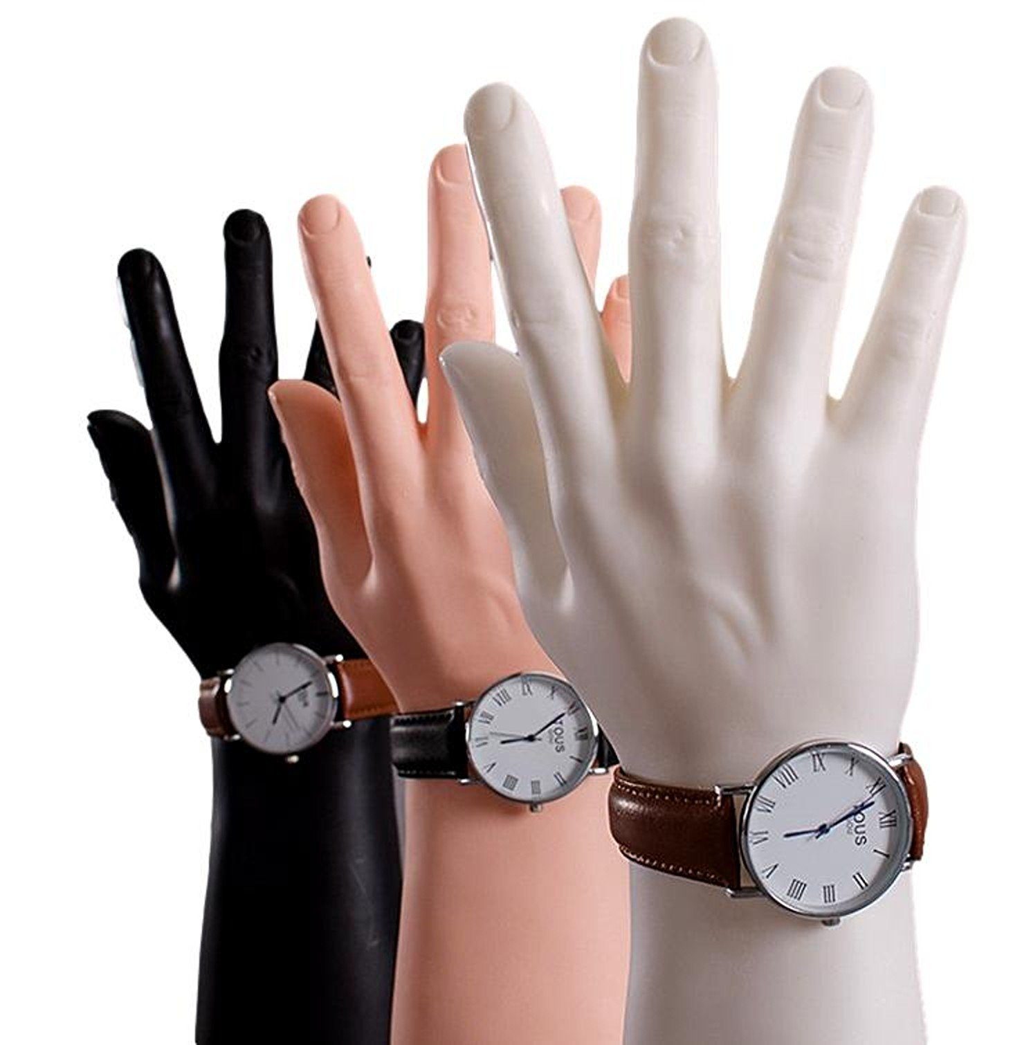BAYLI Schmuckständer 2 x Herrenhand als Schmuckständer für Ketten, Ringe, Handschuhe