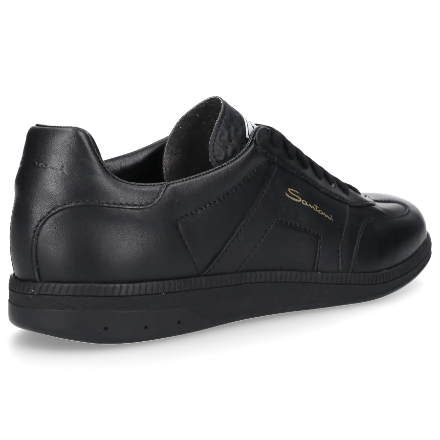Santoni - Sneaker low 21975 Kalbsleder - schwarz