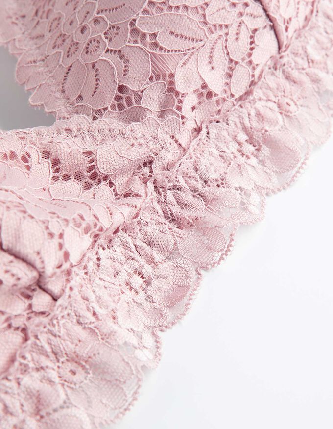 Bustier - Spitzenbesatz
