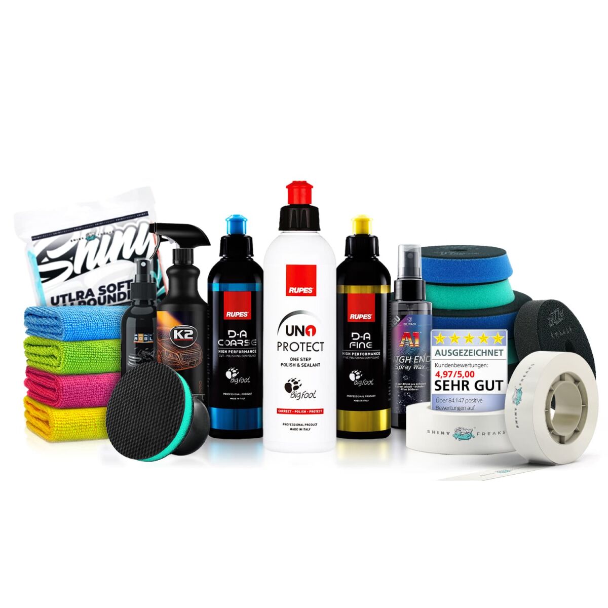 Rupes Politur Set DELUXE 250ml