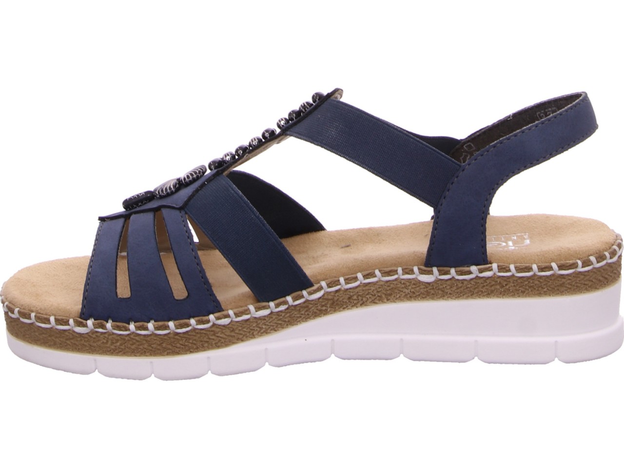 RIEKER Klassische Sandalen blau