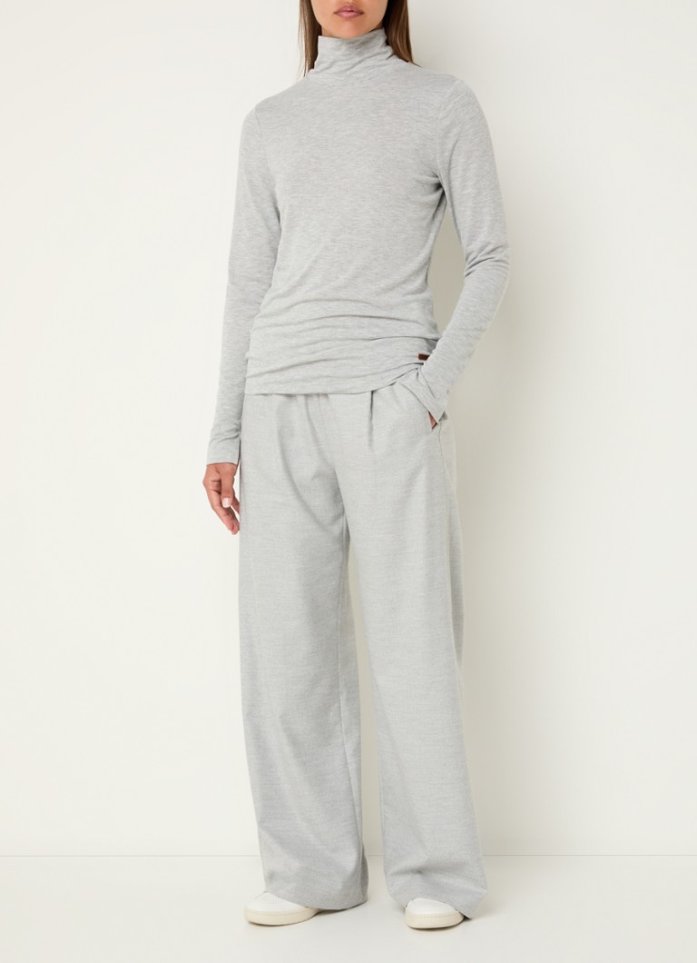 Moscow Sementy high-waist wide-fit trousers with side pockets