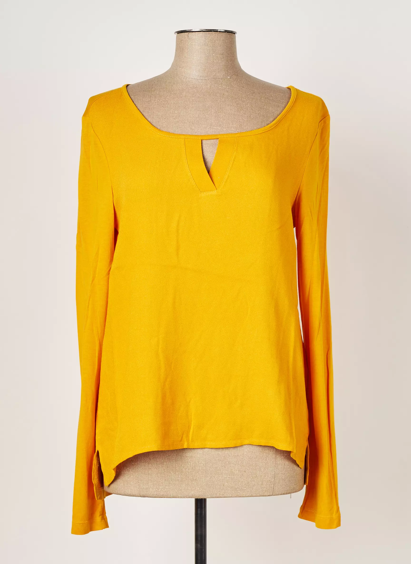 Tom Tailor Tshirts Femme couleur jaune