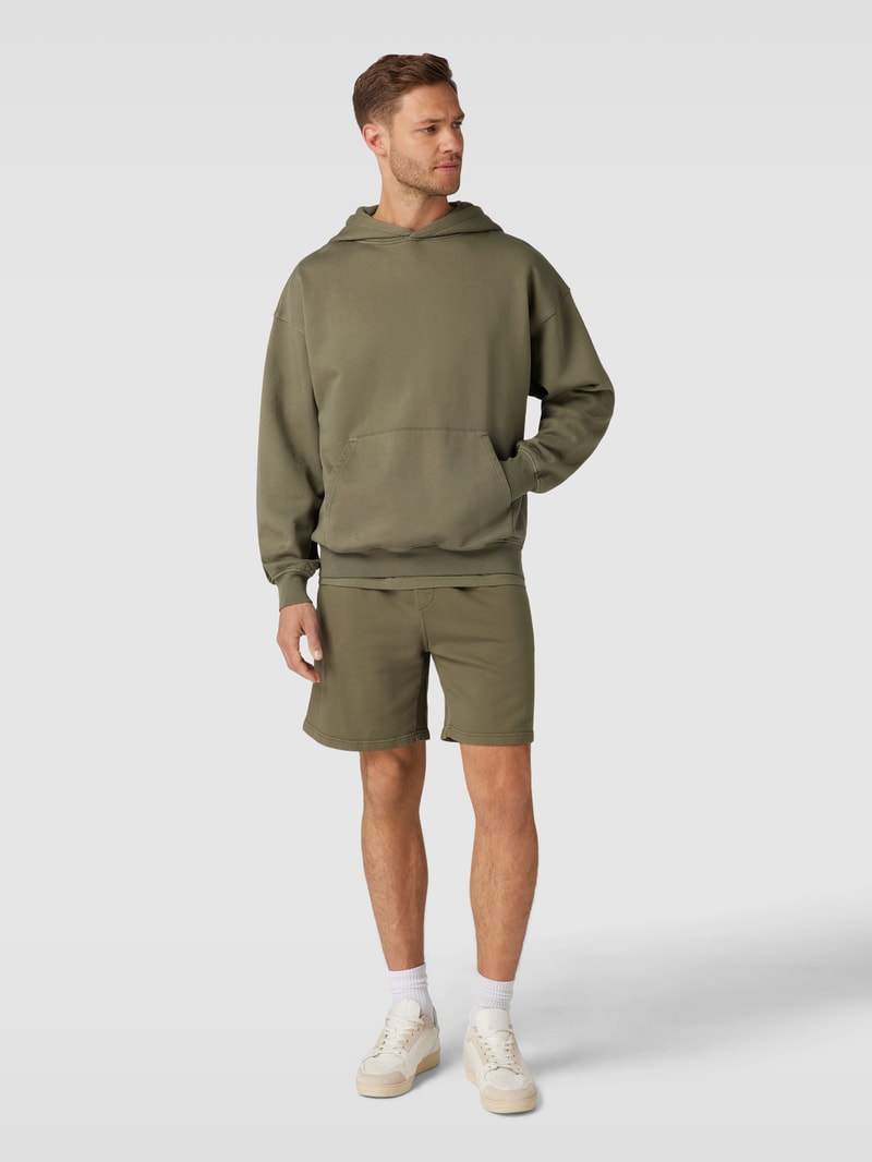 Oversized Hoodie aus Bio-Baumwolle in khaki