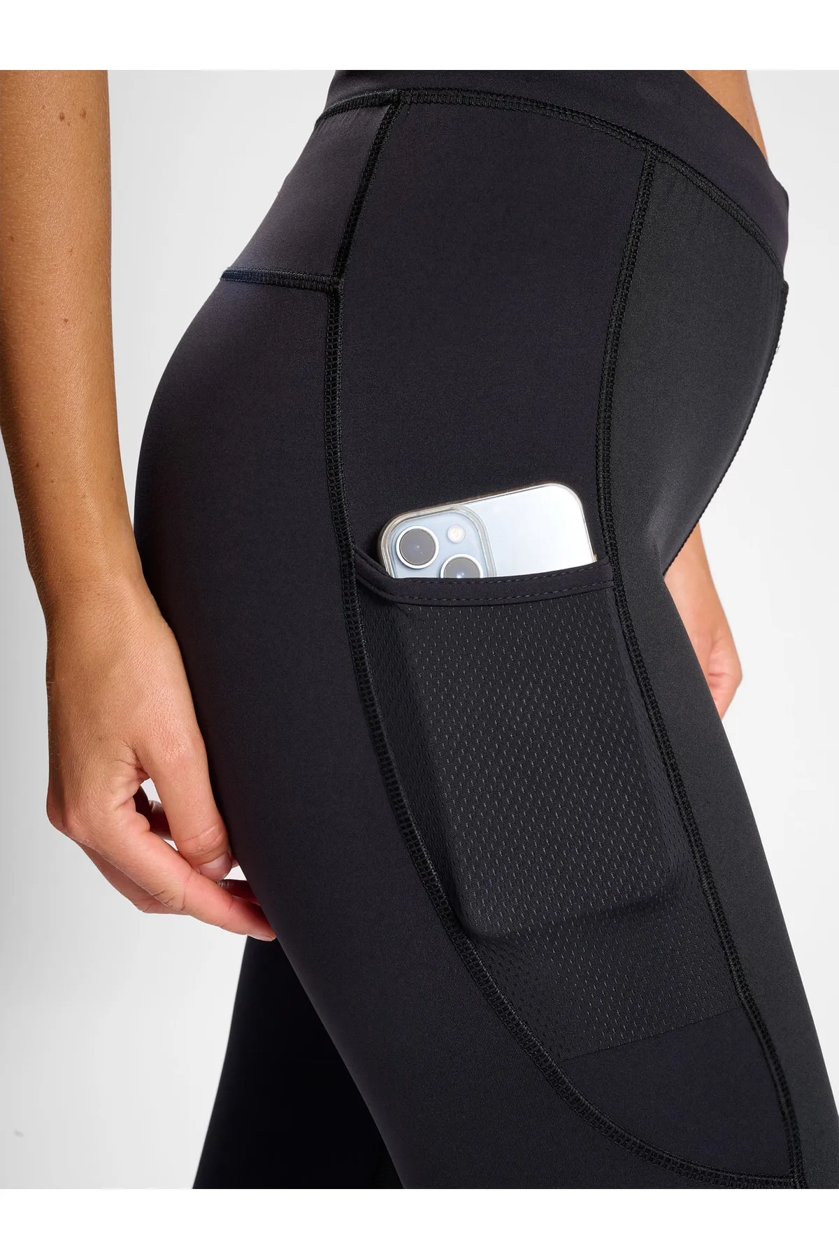NEWLİNE  Sport-Leggings - Schwarz - Mittlerer Bund
