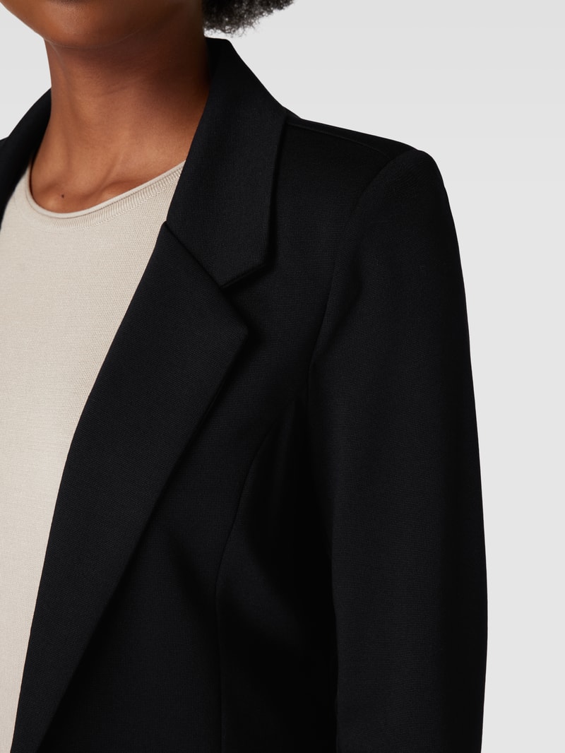 Blazer mit seitlichen Eingrifftaschen Modell 'Daniela' in schwarz