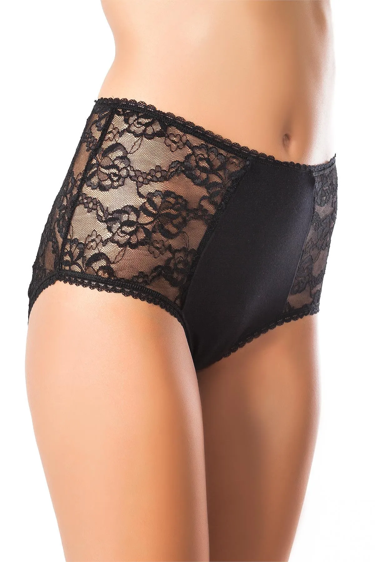 Miorre  Spitzenhöschen mit hoher Taille