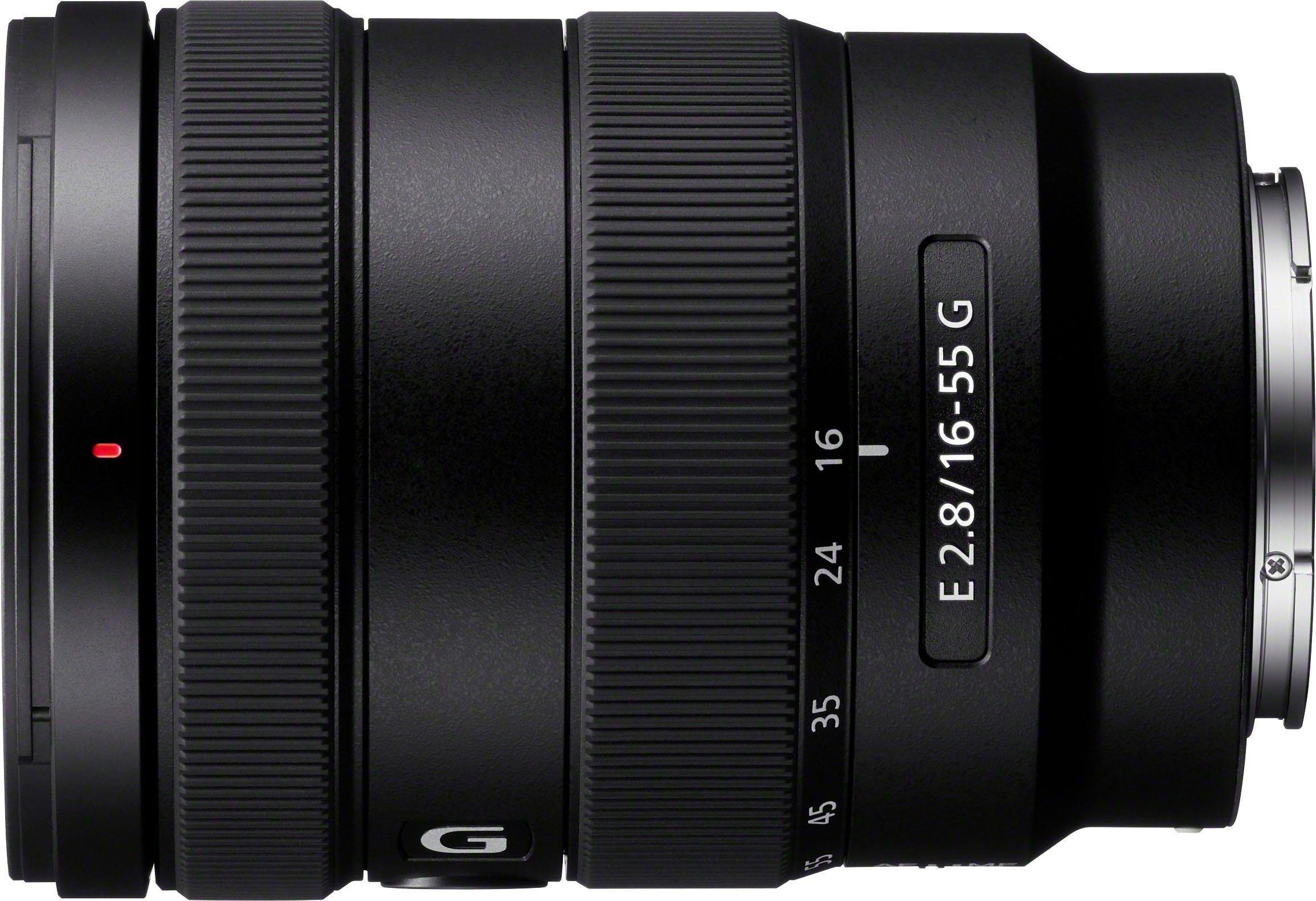Sony SEL1655G E-Mount Standard Zoom Objektiv, (E 16-55mm F2.8 G, APS-C)