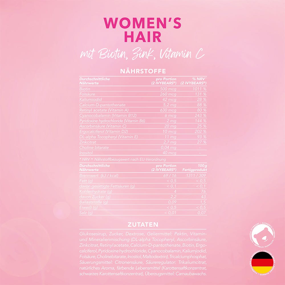 IvyBears Woman’s Hair 60 Stück
