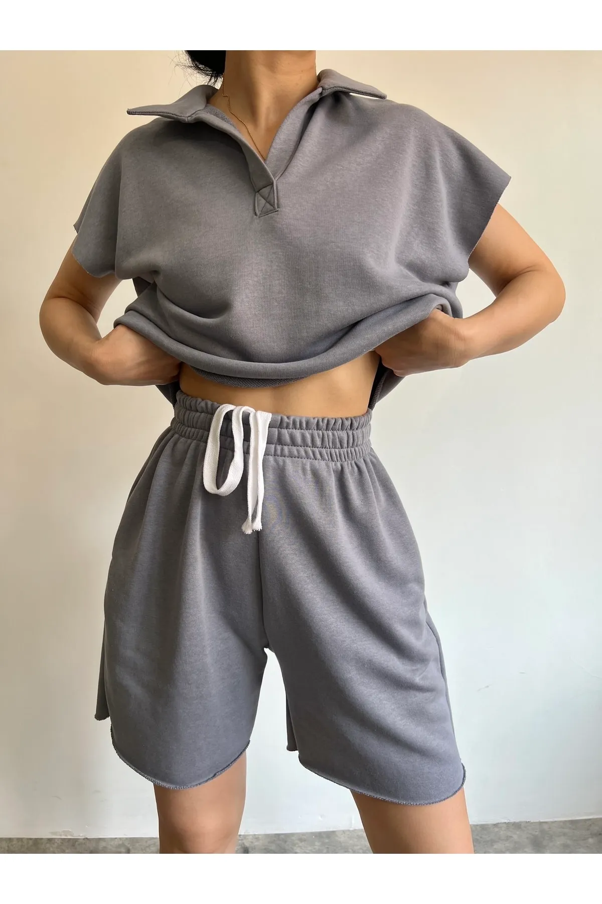 MAİ COLLECTİON  Zweiteiler - Grau - Regular Fit
