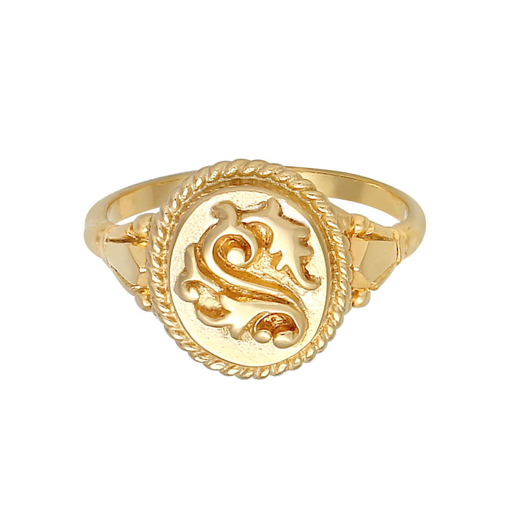 Elli Elli Bague Femmes Vintage Ornament Chunky Trend Blogger Trend en argent sterling  Bague