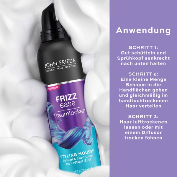 John Frieda Frizz Ease Traumlocken Mousse Schaumfestiger