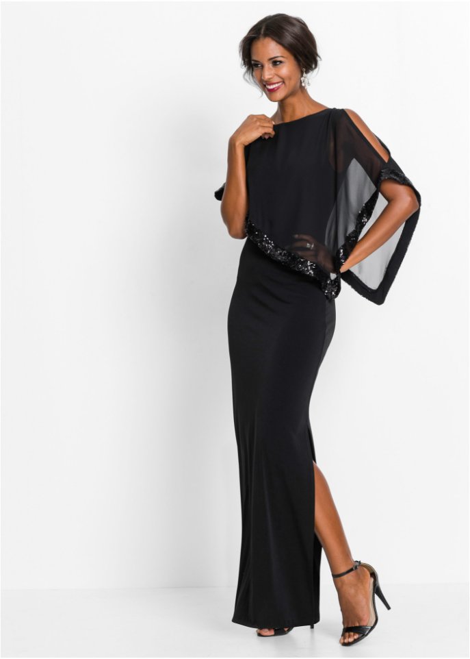 Maxikleid mit Pailletten