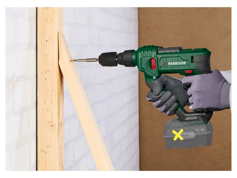 Furadeira de impacto PARKSIDE® sem PABH 20-Li D4, 20 V