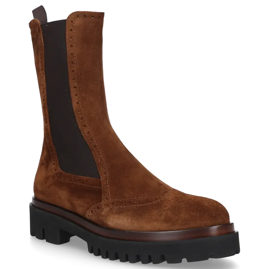 Truman's - Chelsea Boots 9299 Veloursleder - braun