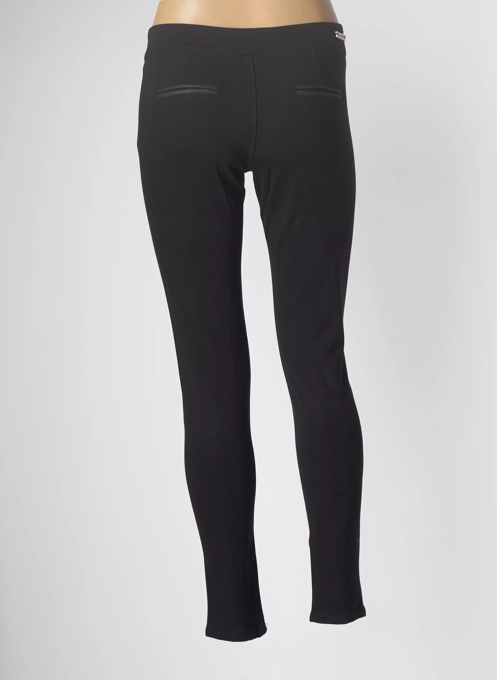 Desgaste Pantalons Slim Femme couleur noir