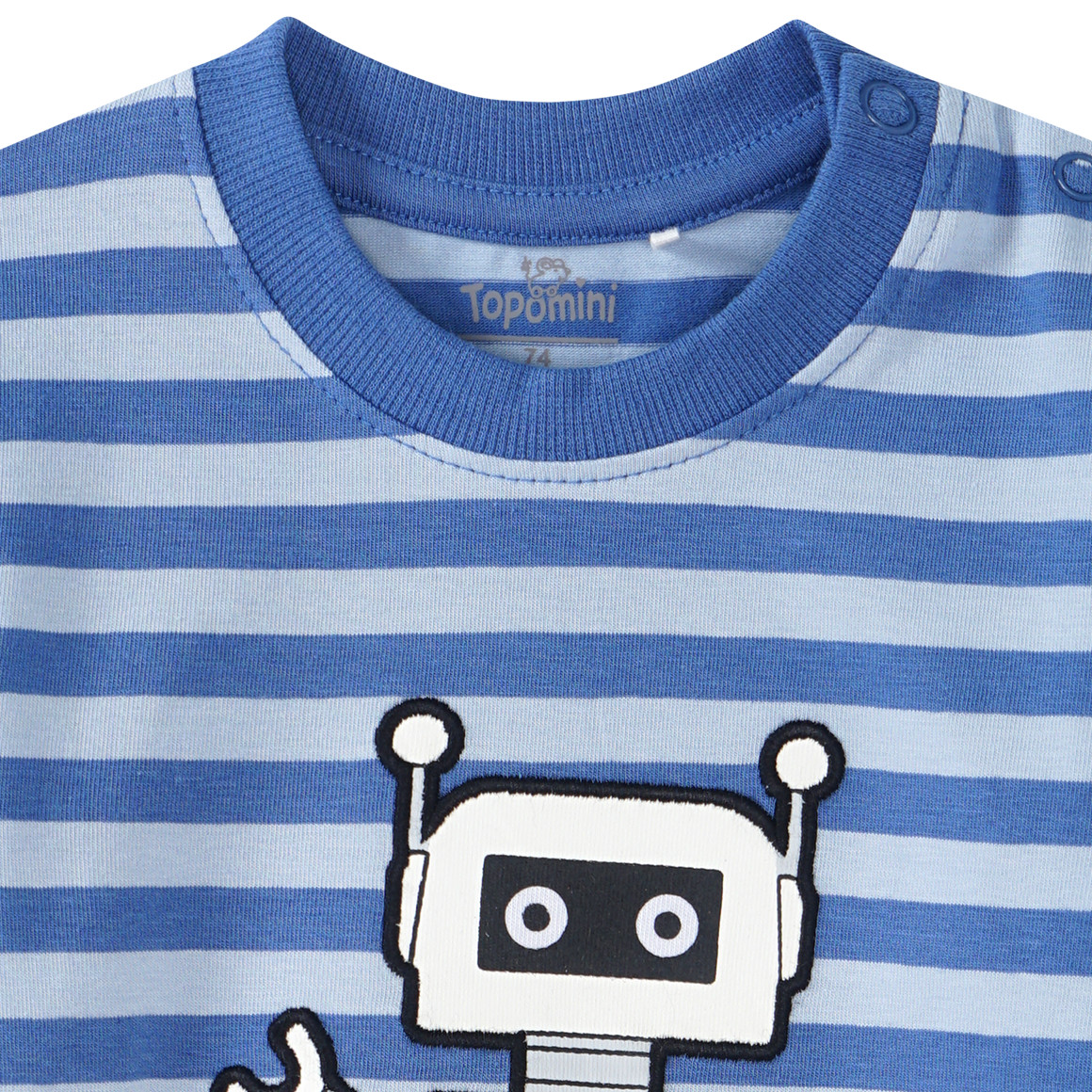 Baby Langarmshirt mit Blockstreifen