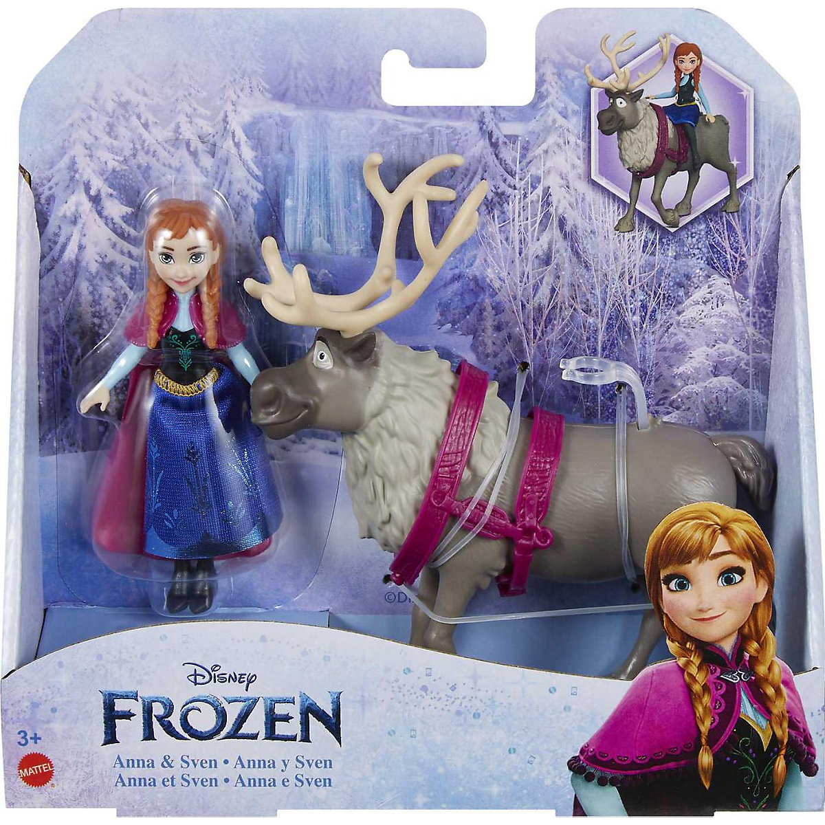 Frozen Small Dolls Anna & Sven Spielset