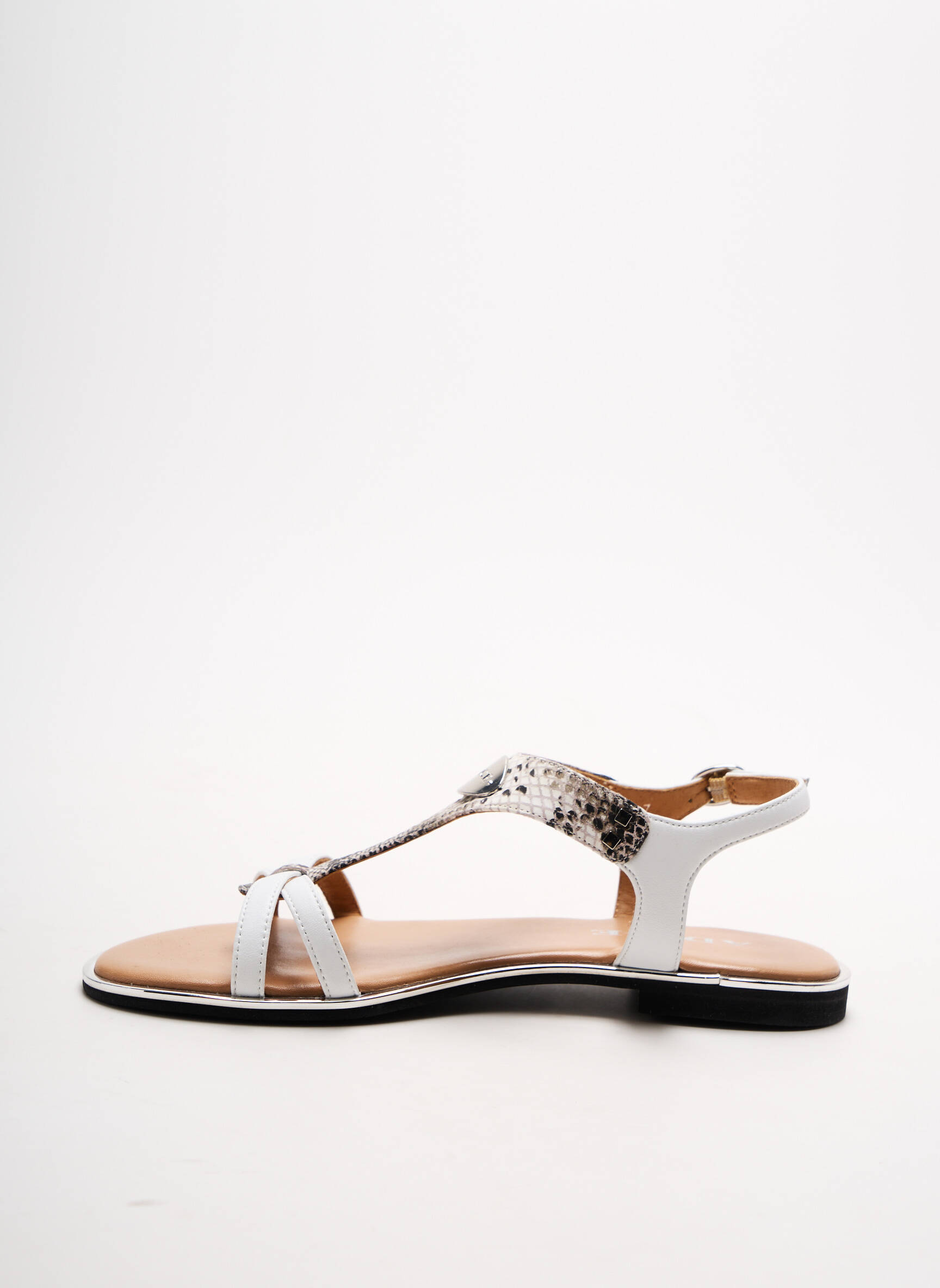 Adige Sandales Nu Pieds Femme couleur blanc