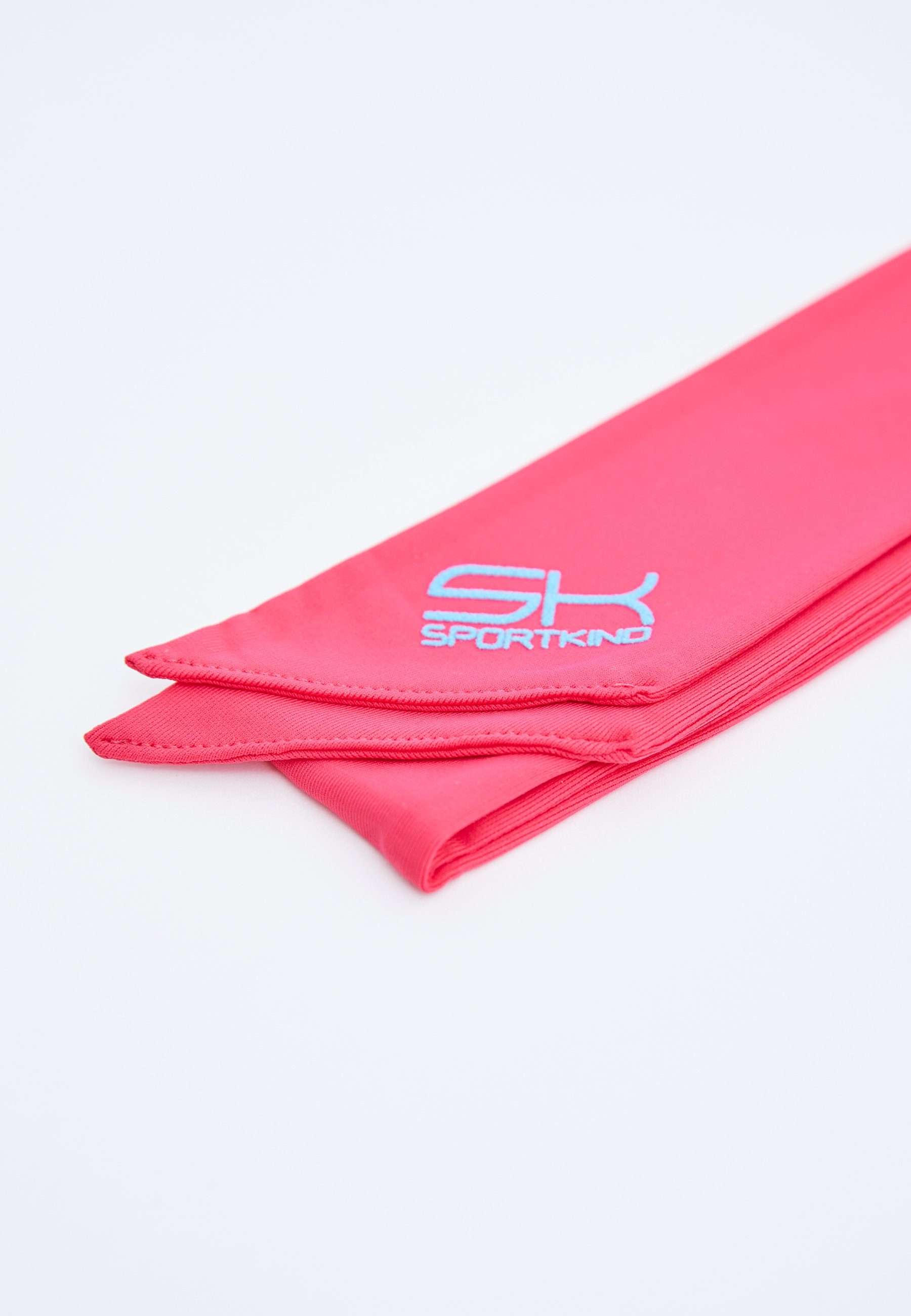 SPORTKIND Schweißband Tennis Stirnband Schweißband, unisex Kinder & Erwachsene, pfirsich